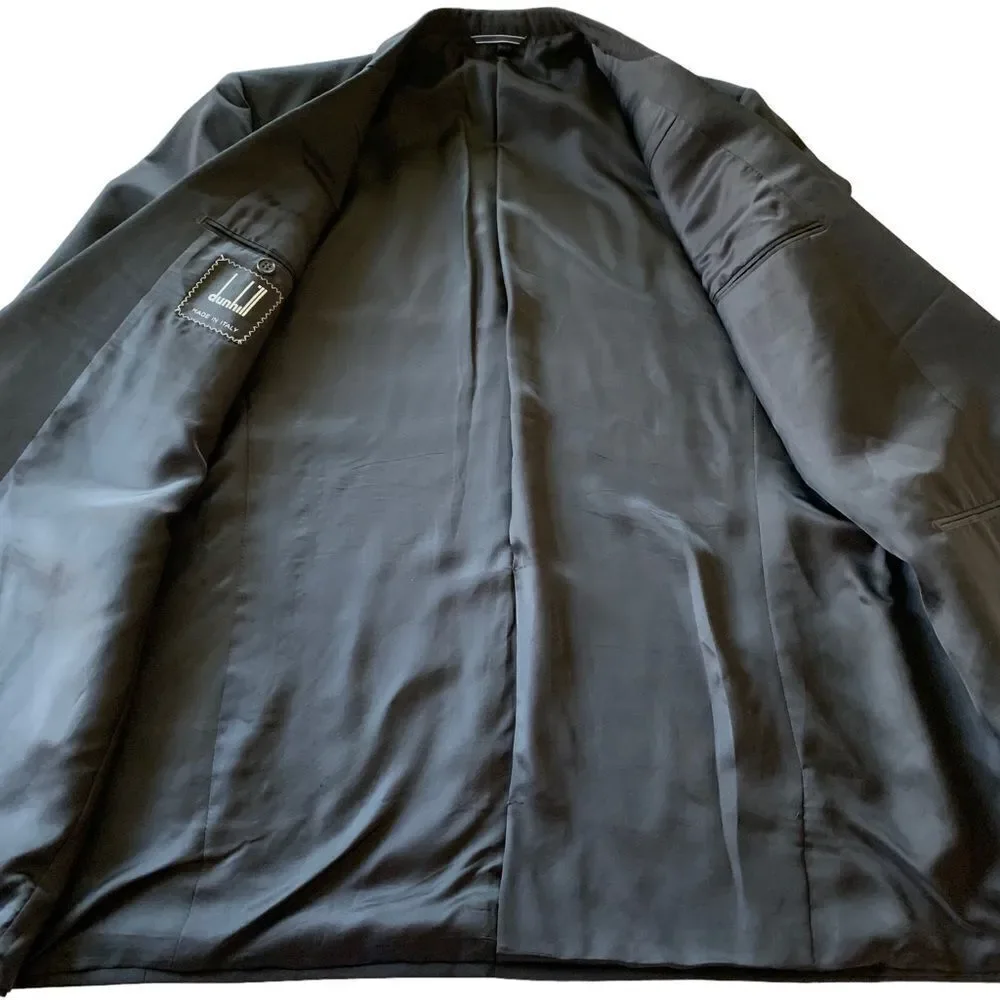 Dunhill Black Wool Suit Coat